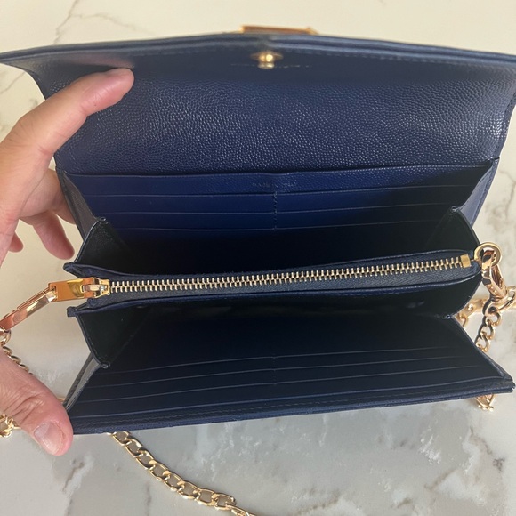 YSL cassandre envelope flap wallet on chain - Picture 10 of 15